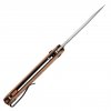 Nóż składany Civivi Button Lock Elementum C2103D brown micarta