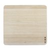 Tojiro Deska do krojenia z drewna paulownia 35x33x2 cm