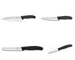 Zestaw 4 Noży Victoirnox Swiss Classic Black, uniwersalny Zestaw