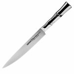 Samura Bamboo Nóż Slicer 200mm – Stal AUS-8, Rękojeść ze Stali Nierdzewnej 