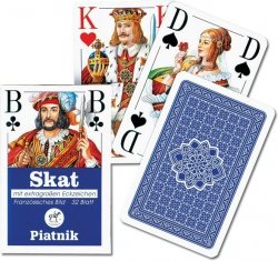Karty Skat (talia od siódemek)