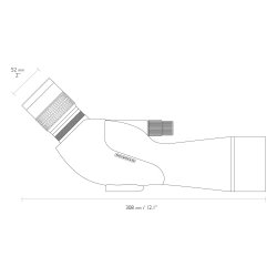 Luneta obserwacyjna Hawke Endurance ED 15-45x60 kątowa