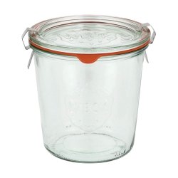 Słoik Weck Mold z pokrywką, uszczelką i 2 zapinkami 580 ml, 6 szt