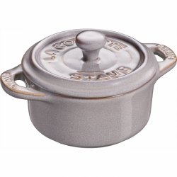 Mini Cocotte Okrągły 200 Ml, Antyczny Szary Gift Giving Staub