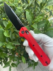 Nóż KNIVESPL The First Red G10 14C28N