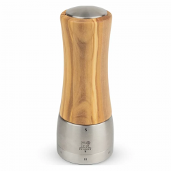 MADRAS Młynek do soli 16 cm, drewno oliwne, u-sele