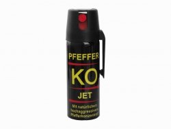 Gaz obronny pieprzowy KO JET 50 ml - strumień