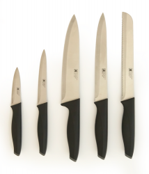 Richardson Sheffield ADVANTAGE Komplet noży kuchennych 5 elementów w bloku drewnianym