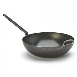 BLUE CARBON Wok 32 cm / DE BUYER
