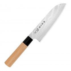 Tojiro Ouran VG-10 Damascus Nóż Santoku 16,5 cm