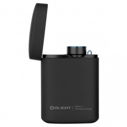 Latarka akumulatorowa Olight Baton 3 Premium Edition Black 1200 lumenów z bezprzewodowym etui ładującym