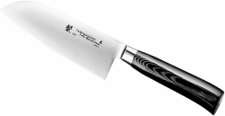 Tamahagane SAN Black Nóż Santoku 12cm