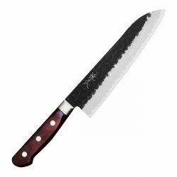 Tsunehisa Aogami Super/SS Kurouchi Red Nóż Santoku 18 cm