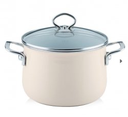 Garnek z pokrywą 4,0l 20cm Avorio Riess