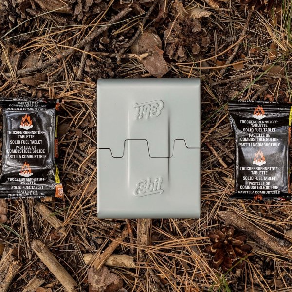 Kuchenka turystyczna Esbit Pocket Windshield z wkładami paliwowymi 2 x 27 g
