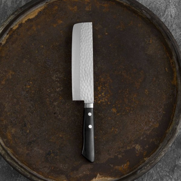 Masutani Vg-10 Hammered nóż Nakiri 17 Cm do krojenia warzyw