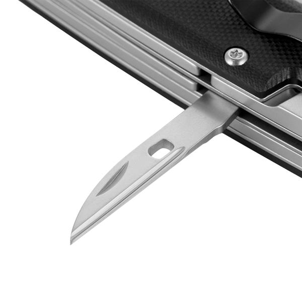 Nóż M-Tac Składany Type 9 6 Narzędzi Black 
