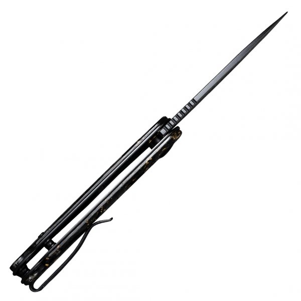 Nóż składany Civivi Elementum C907C-DS1 shredded carbon fiber / golden  black