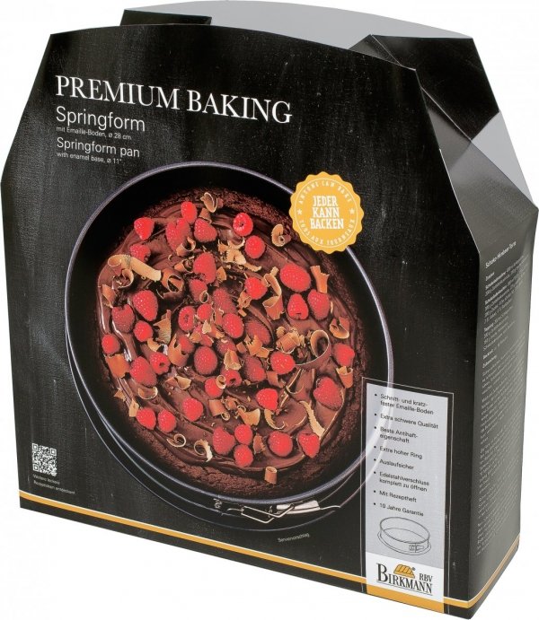 Tortownica z wyjmowanym dnem PREMIUM BAKING - 28 cm / Birkmann