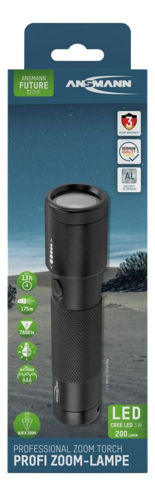 Latarka Ansmann LED Future T200F,200 lm,3xAAA
