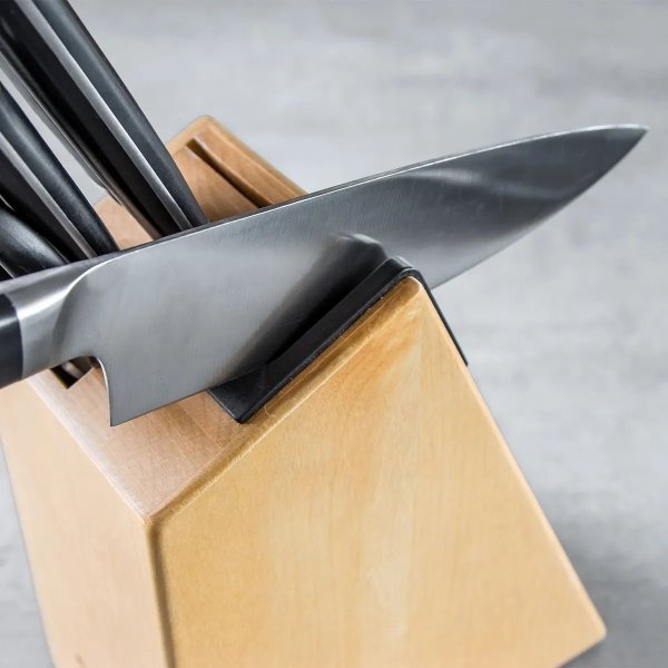 KitchenAid blok z 5 nożami, nożyczkami i ostrzałką 6-cz