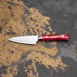 Takeshi Saji Red Turquoise R2 Nóż do obierania 9 cm