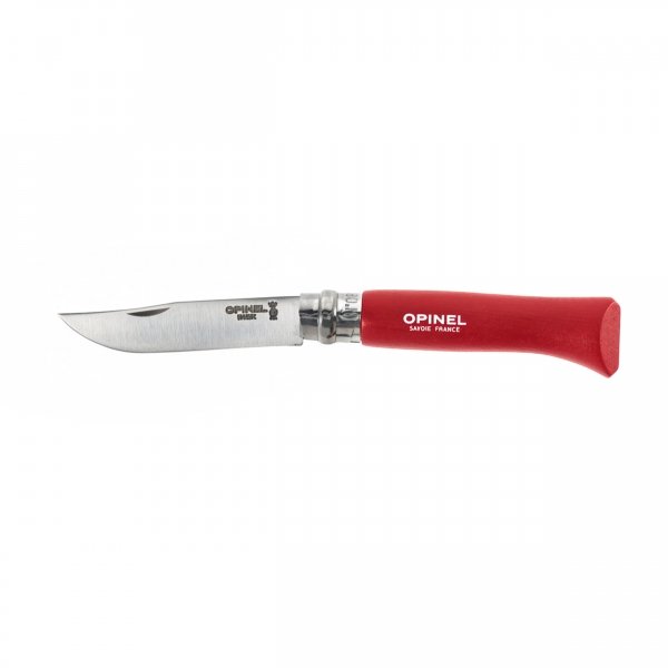 Nóż Opinel Inox Origins 001981 czerwony w blistrze