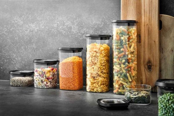 Zestaw 3cz. pojemników szklanych PANTRY