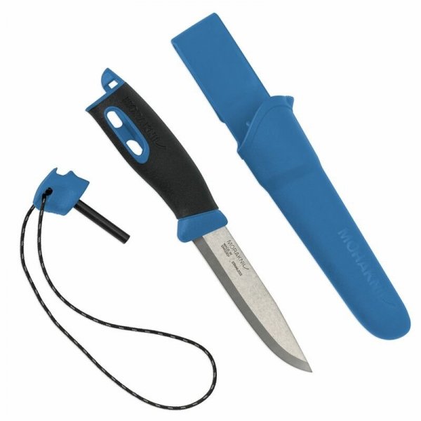 Nóż Mora Companion Spark niebieski z kaburą