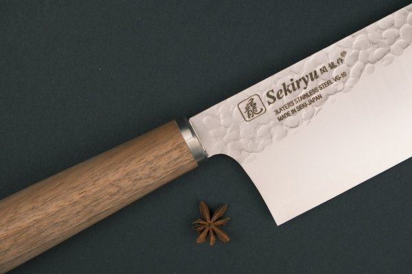 Nóż Sekiryu KASHI Nakiri 180 mm [SR-VGH200W]