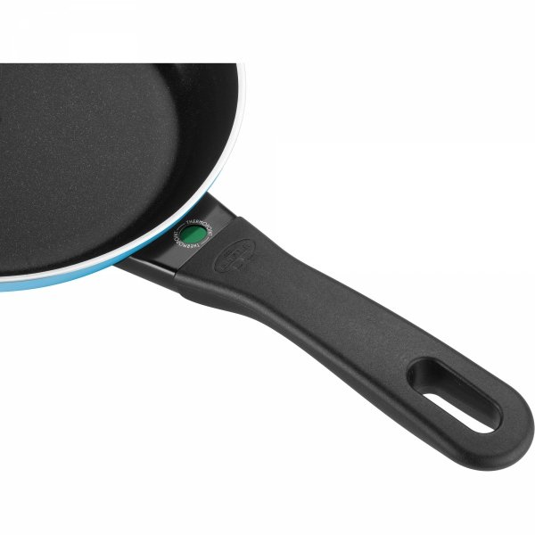 Patelnia Płytka 30 Cm Niebieska Caprera Ballarini