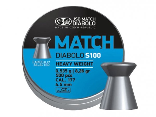 Śrut diabolo JSB Match S100 4,50 mm 500 szt.