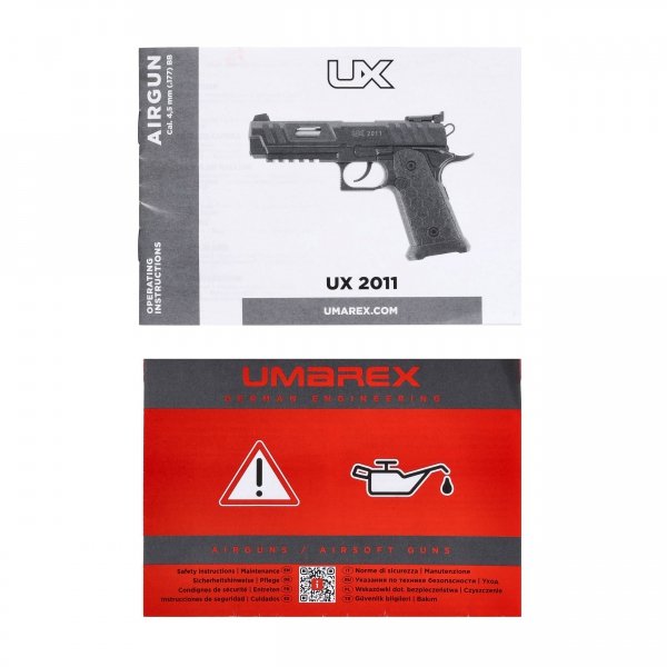 Pistolet wiatrówka UX 2011 4,5 mm CO2