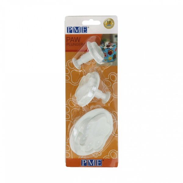 PME Zestaw 3 Foremek Psie łapki Z Tłokiem