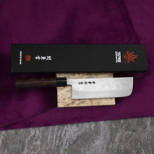 Kanetsune Zen-Bokashi Ao/ir Nakiri 16,5
