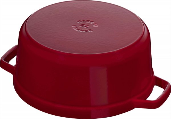STAUB LA COCOTTE Garnek żeliwny Okrągły 3.85 Ltr, Bordeaux La Cocotte