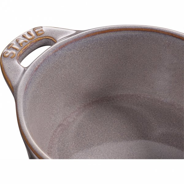 4x Mini Cocotte Okrągły 10 Cm, Antyczny Grafitowy Gift Giving Staub