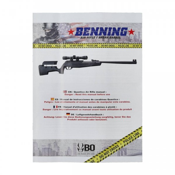Wiatrówka Black Ops Benning 4,5 mm