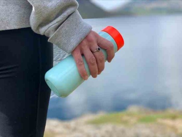 Lund London Kubek podróżny 350ml mięta/koral, Active