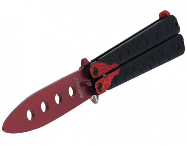 Nóż składany treningowy motylek Master Cutlery Dragon Red (MT-872RD)