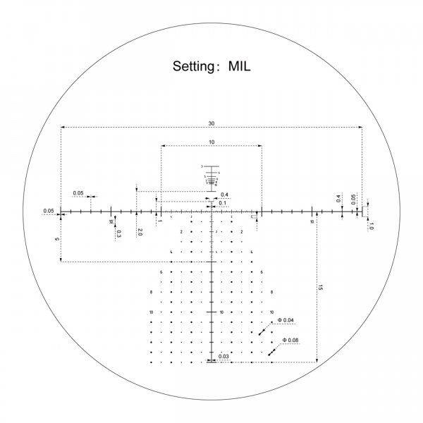 Luneta obserwacyjna Vector Optics Continental Pro 12-40x60 ED SCSS-02