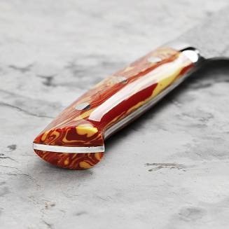 Takeshi Saji Red Turquise R2 Nóż Santoku 18 cm