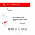PARIS Młynek o soli 18 cm, czarny lakier, u-select