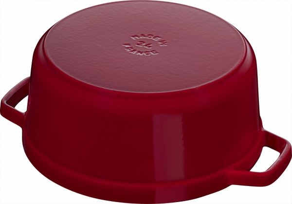 STAUB LA COCOTTE Garnek żeliwny Okrągły 6.7 Ltr, Kasztanowy La Cocotte
