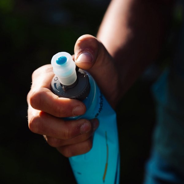 Miękka butelka na wodę HydraPak PocketFlask 500 ml malibu blue