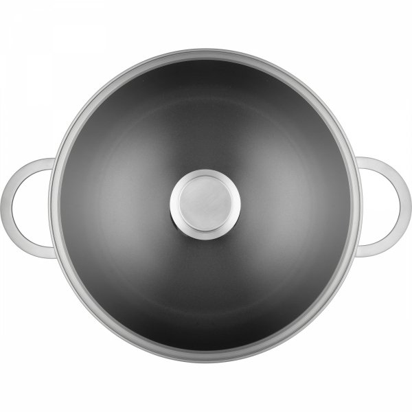 Patelnia Głęboka Non-stick 2H Z Pokrywką 28 Cm Ancona Ballarini