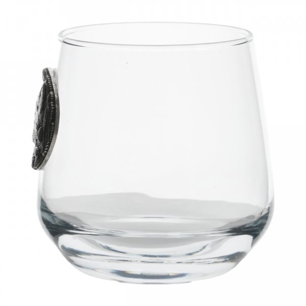 Szklanki do whisky Golden Fox Luna Lis zdobione odlewanym elementem 6 szt.