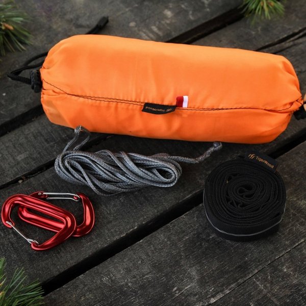 Hamak TigerWood ultra lekki Sky Version pomarańczowy