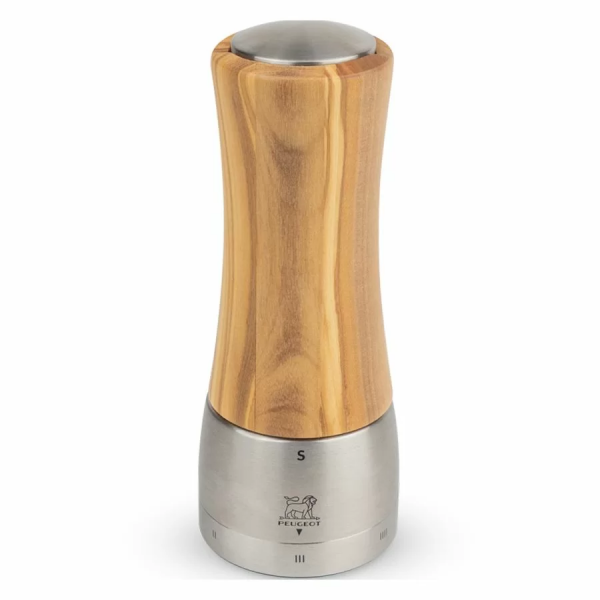 MADRAS Młynek do soli 16 cm, drewno oliwne, u-sele