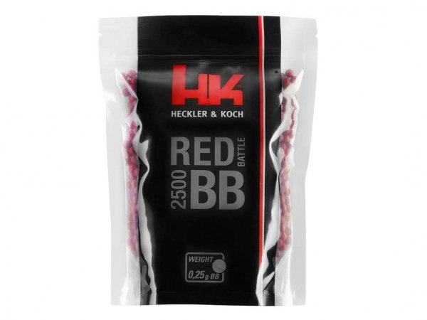 Kulki BB do ASG HK Heckler &amp; Koch Red Battle 0,25 g 6 mm 2500 szt.